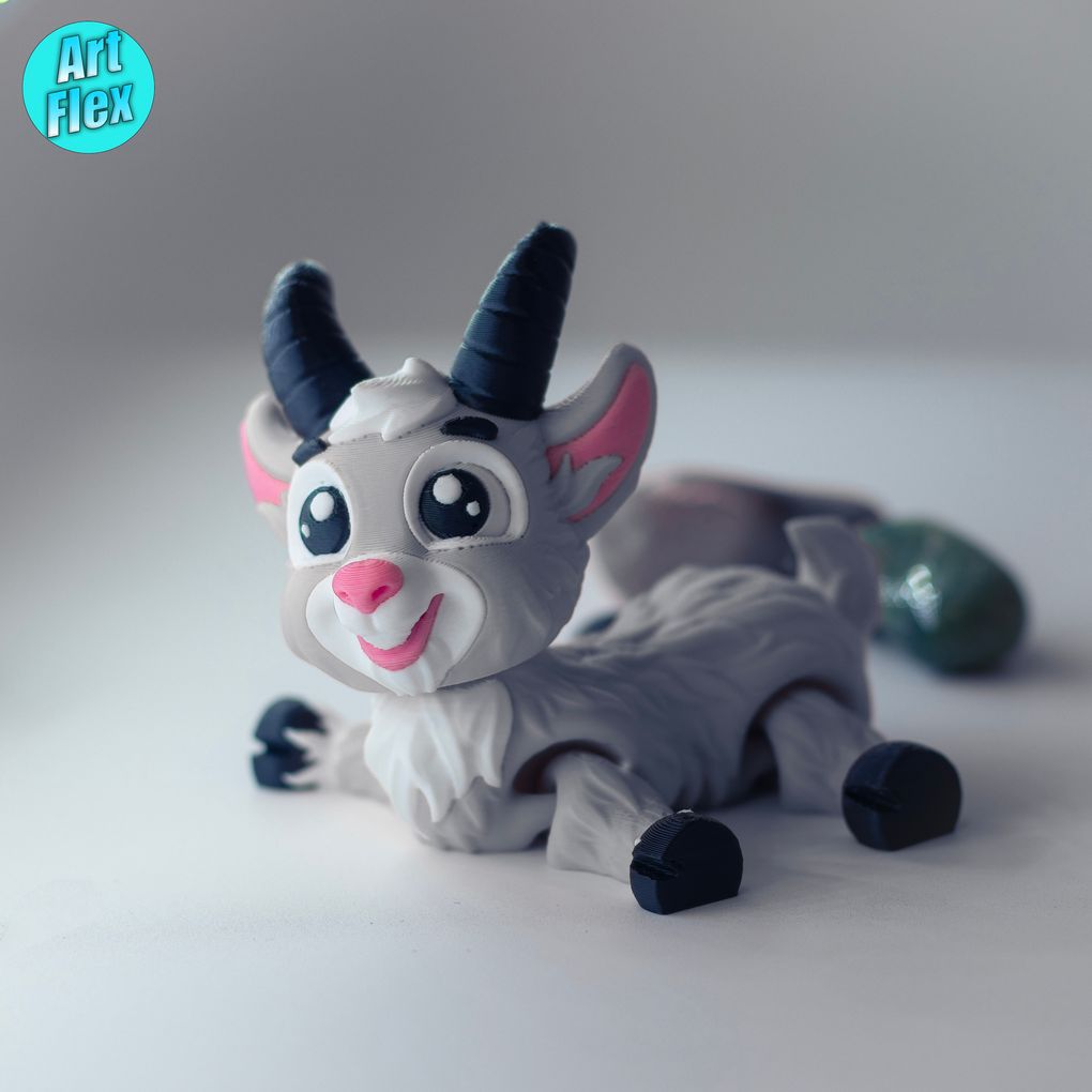 图片[3]-小山羊 ArtFlex-Toony-Goat FlexiSTL-3D合纵社-3D打印模型STL格式3mf格式免费下载！