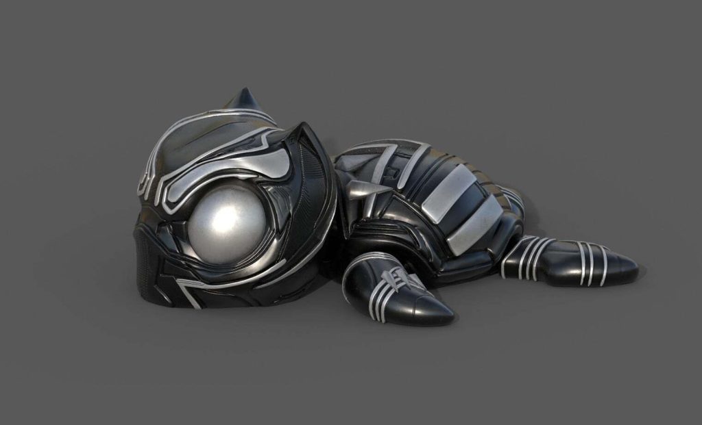乌龟黑豹black panther Turtle_03 @Print3DWorld-3D合纵社-3D打印模型STL格式3mf格式免费下载！