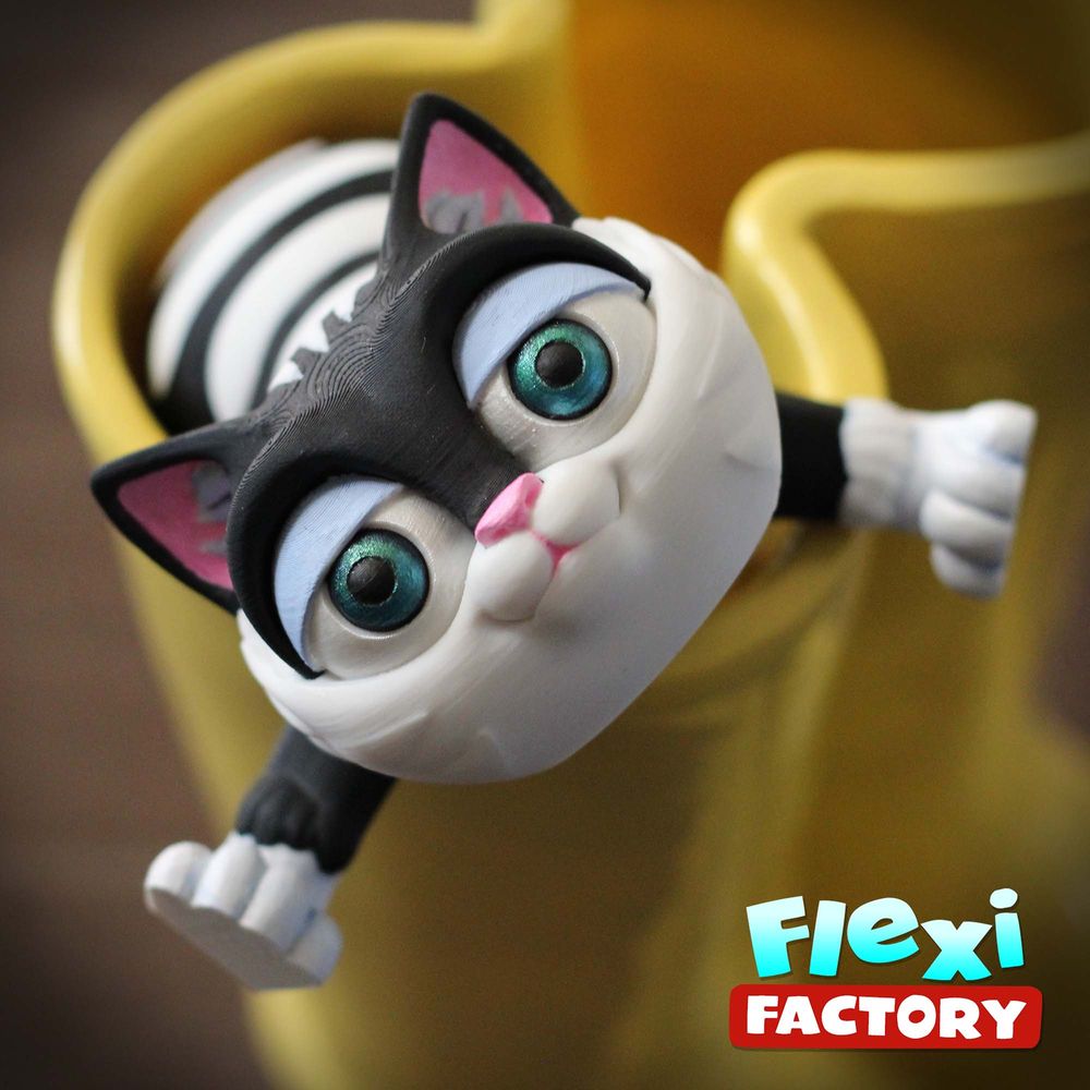 图片[3]-大脸猫 Flexi Factory_Cat-3D合纵社-3D打印模型STL格式3mf格式免费下载！