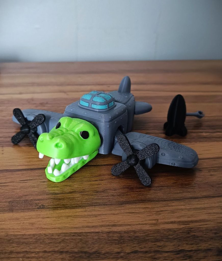 图片[3]-鳄鱼轰炸机 bombardino_crocodilo_stls-3D合纵社-3D打印模型STL格式3mf格式免费下载！