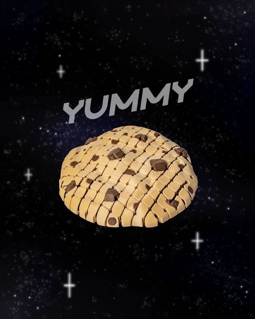 图片[3]-曲奇饼 Articulating Chocolate Chip Cookie @Print3DWorld-3D合纵社-3D打印模型STL格式3mf格式免费下载！