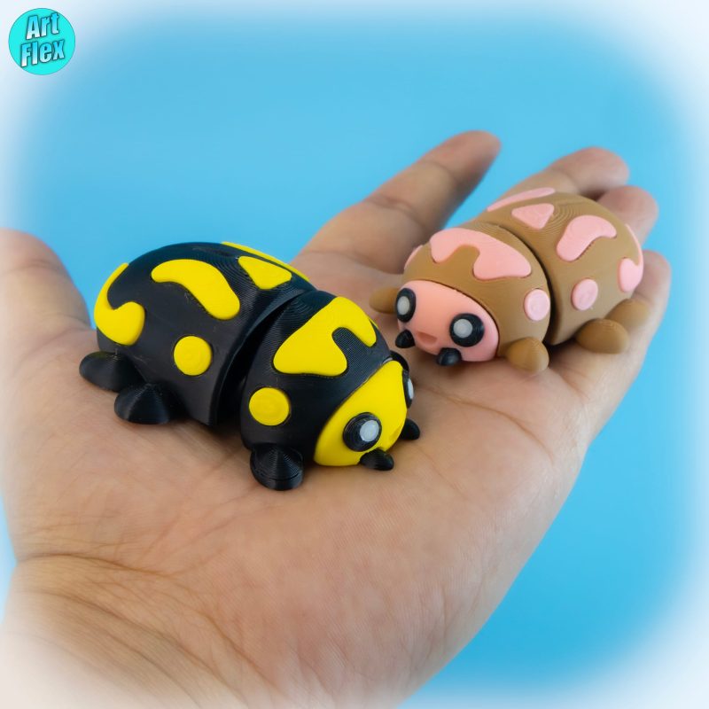 七星瓢虫 ArtFlex_Fiddler_Beetle -3D合纵社-3D打印模型STL格式3mf格式免费下载!