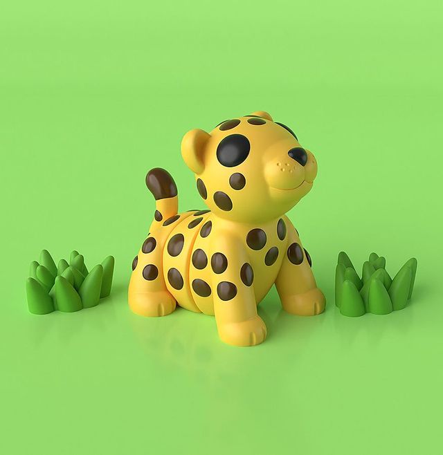 图片[2]-花豹 JAGUAR-3D合纵社-3D打印模型STL格式3mf格式免费下载！