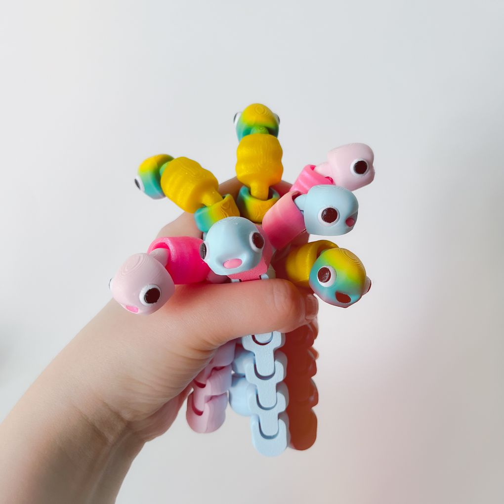 图片[3]-虫子苹果 Worm_Flexi_apple_container-3D合纵社-3D打印模型STL格式3mf格式免费下载！