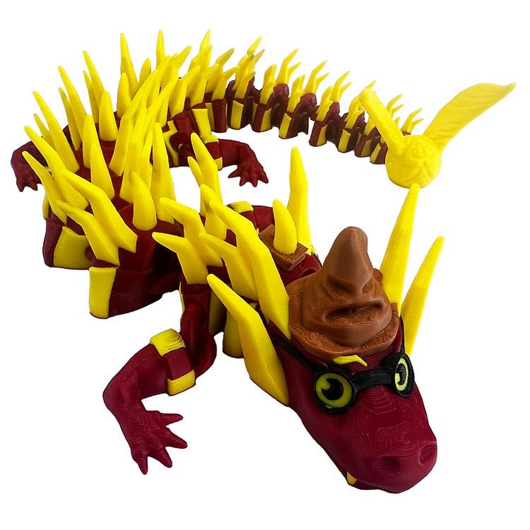 巫师龙  Wizard_Dragon-3D合纵社-3D打印模型STL格式3mf格式免费下载！