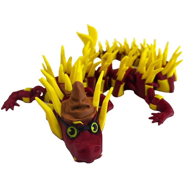 图片[2]-巫师龙  Wizard_Dragon-3D合纵社-3D打印模型STL格式3mf格式免费下载！