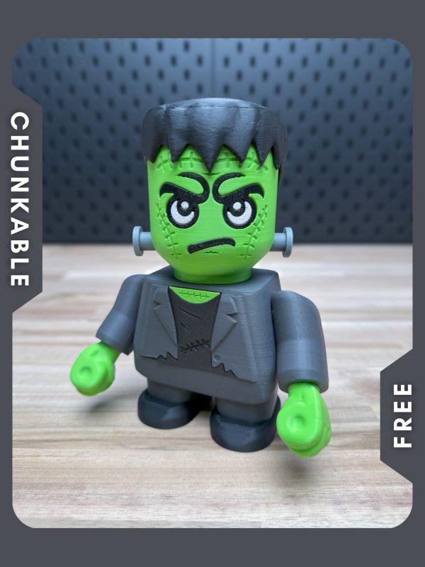 科学怪人 弗兰肯斯坦 Frankenchunk s Monster Kit No Support No AMS No Glue-3D合纵社-3D打印模型STL格式3mf格式免费下载！