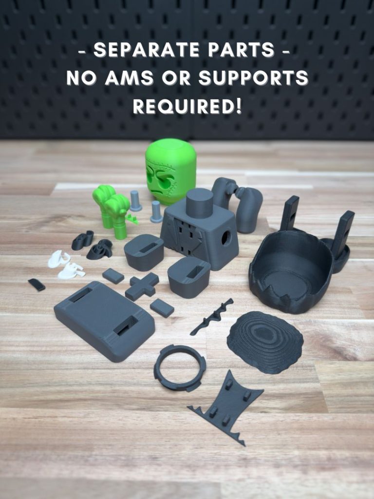图片[2]-科学怪人 弗兰肯斯坦 Frankenchunk s Monster Kit No Support No AMS No Glue-3D合纵社-3D打印模型STL格式3mf格式免费下载！