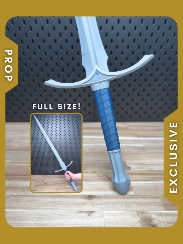 【积木玩具】格兰芬多剑 Glamdring Prop Kit No Support No AMS No Glue-3D合纵社-3D打印模型STL格式3mf格式免费下载！