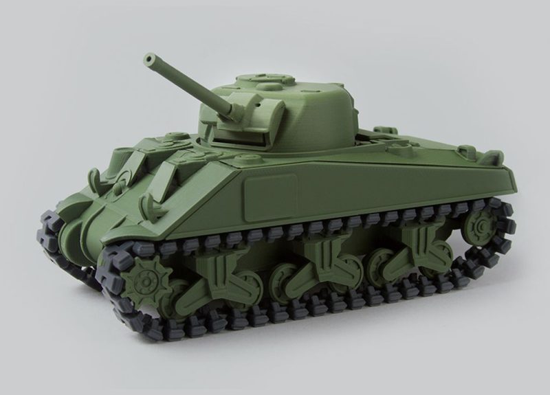 谢尔曼坦克 FAB365_M4_Sherman-3D合纵社-3D打印模型STL格式3mf格式免费下载！