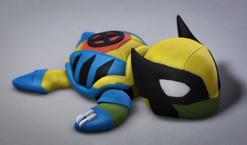 乌龟金刚狼 Super Turtle Wolverine @Print3DWorld-3D合纵社-3D打印模型STL格式3mf格式免费下载！