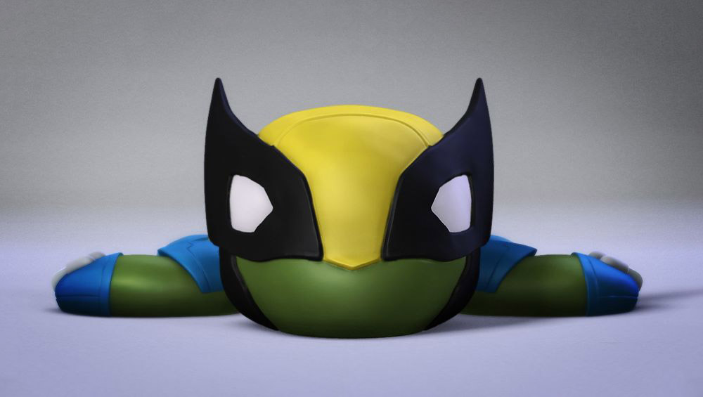 图片[2]-乌龟金刚狼 Super Turtle Wolverine @Print3DWorld-3D合纵社-3D打印模型STL格式3mf格式免费下载！