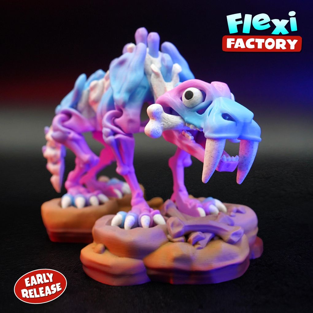 图片[3]-剑齿虎骨架Flexi Factory Skeleton Saber Tooth Tiger_allfiles-3D合纵社-3D打印模型STL格式3mf格式免费下载！