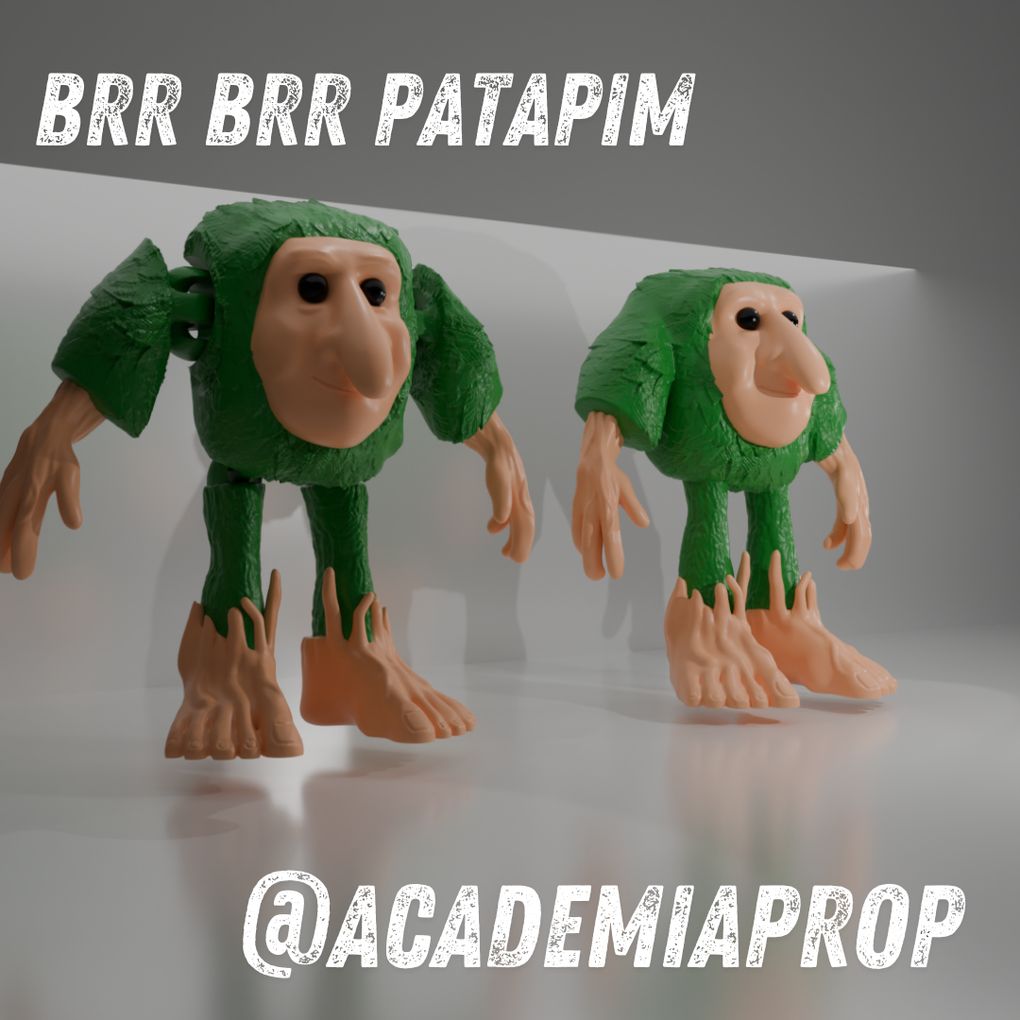 图片[3]-帕塔皮姆 BRR BRR PATAPIM @Print3DWorld-3D合纵社-3D打印模型STL格式3mf格式免费下载！