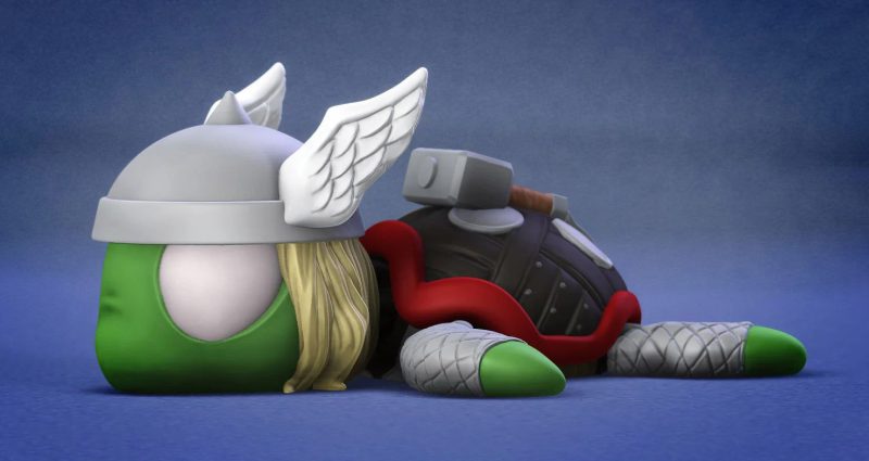 乌龟雷神 Super Turtle Thor @Print3DWorld-3D合纵社-3D打印模型STL格式3mf格式免费下载！