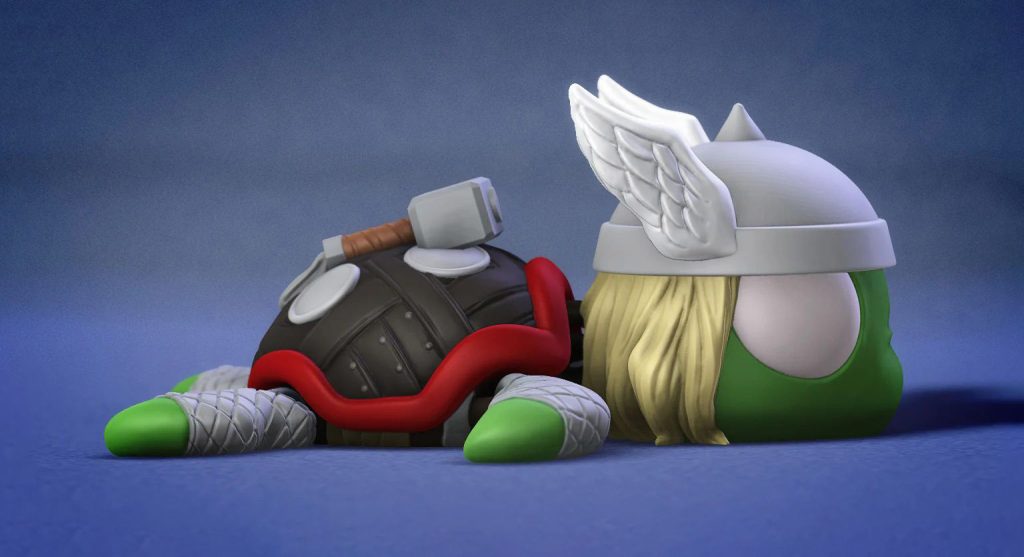 图片[3]-乌龟雷神 Super Turtle Thor @Print3DWorld-3D合纵社-3D打印模型STL格式3mf格式免费下载！