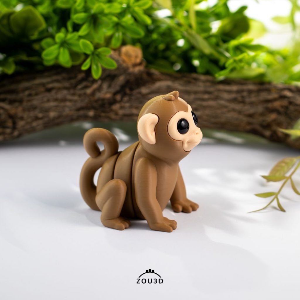图片[3]-猴子 Zou3D- Baby Monkey-3D合纵社-3D打印模型STL格式3mf格式免费下载！
