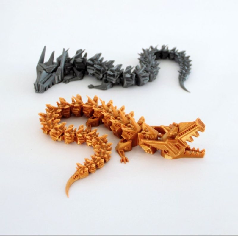 机械龙 rticulated_dragon_robot_with_moving_jaws-3D合纵社-3D打印模型STL格式3mf格式免费下载！