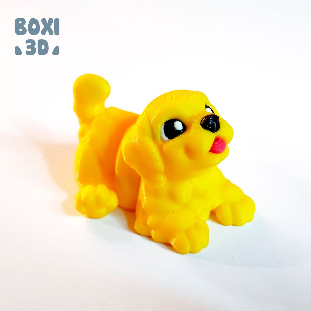 金毛犬 Boxi3D- Golden Retriever @Print3DWorld-3D合纵社-3D打印模型STL格式3mf格式免费下载！