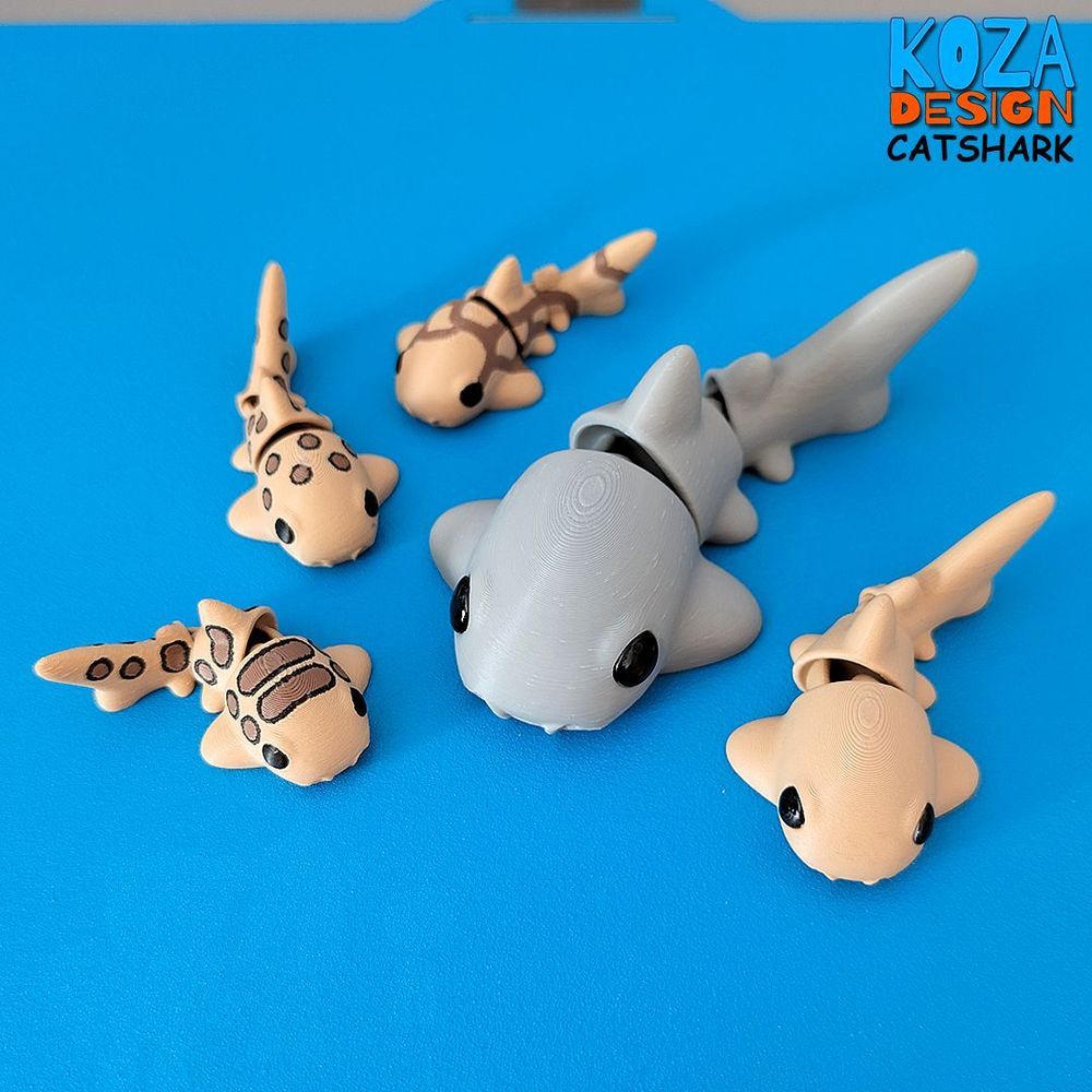 图片[2]-猫鲨 KOZA CATSHARK-3D合纵社-3D打印模型STL格式3mf格式免费下载！