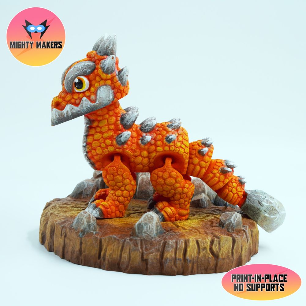 图片[4]-地球龙 MightyMakers- Earth Dragon @Print3DWorld-3D合纵社-3D打印模型STL格式3mf格式免费下载！