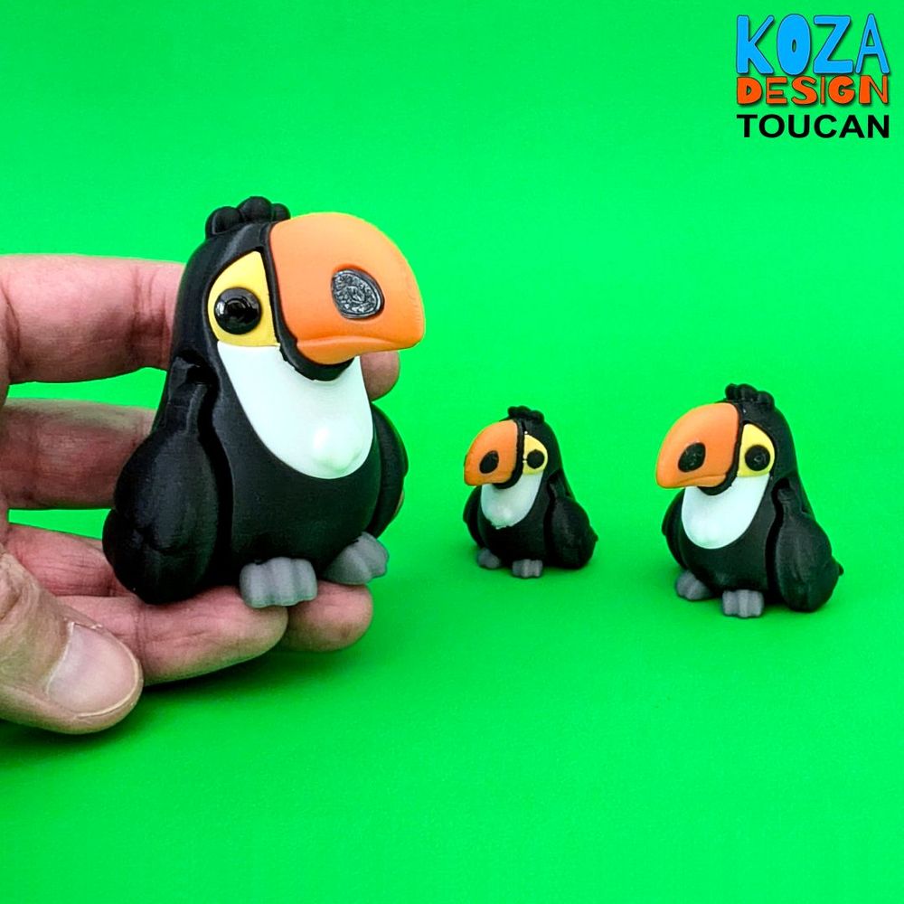 图片[2]-大嘴鸟 TOUCAN-3D合纵社-3D打印模型STL格式3mf格式免费下载！