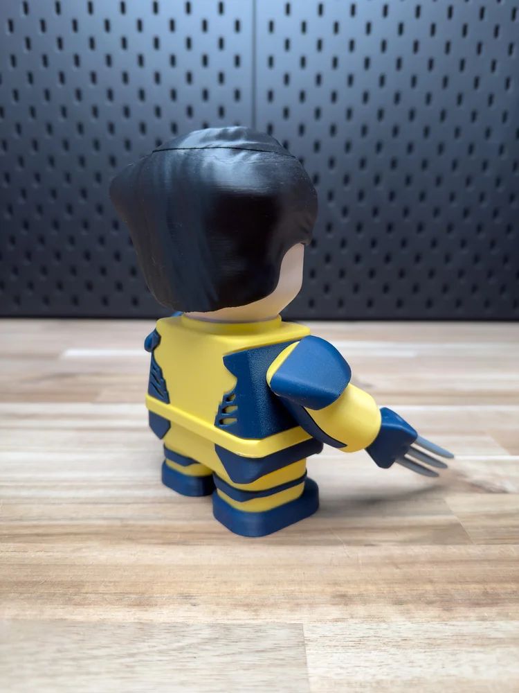 图片[3]-【积木玩具】金刚狼 Chunkerine Kit No Support No AMS No Glue-3D合纵社-3D打印模型STL格式3mf格式免费下载！