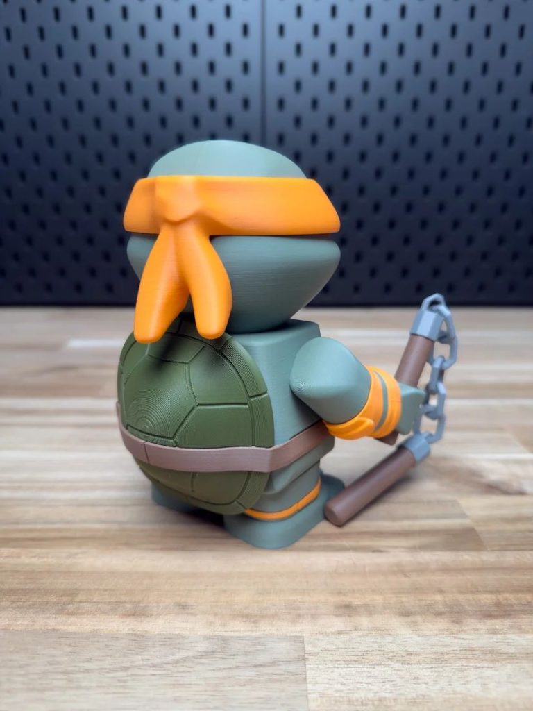 图片[2]-【积木玩具】忍者神龟-米开朗基罗 Michelangelo the Teenage-3D合纵社-3D打印模型STL格式3mf格式免费下载！