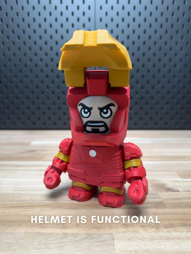 图片[3]-【积木玩具】钢铁侠 Iron-Chunk Kit No Support No AMS No Glue-3D合纵社-3D打印模型STL格式3mf格式免费下载！