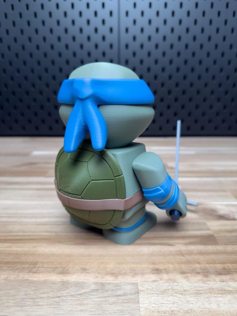 图片[3]-【积木玩具】忍者神龟-达芬奇 Leonardo the Teenage Mutant Ninja Chunk Kit No Support No AMS No Glue-3D合纵社-3D打印模型STL格式3mf格式免费下载！