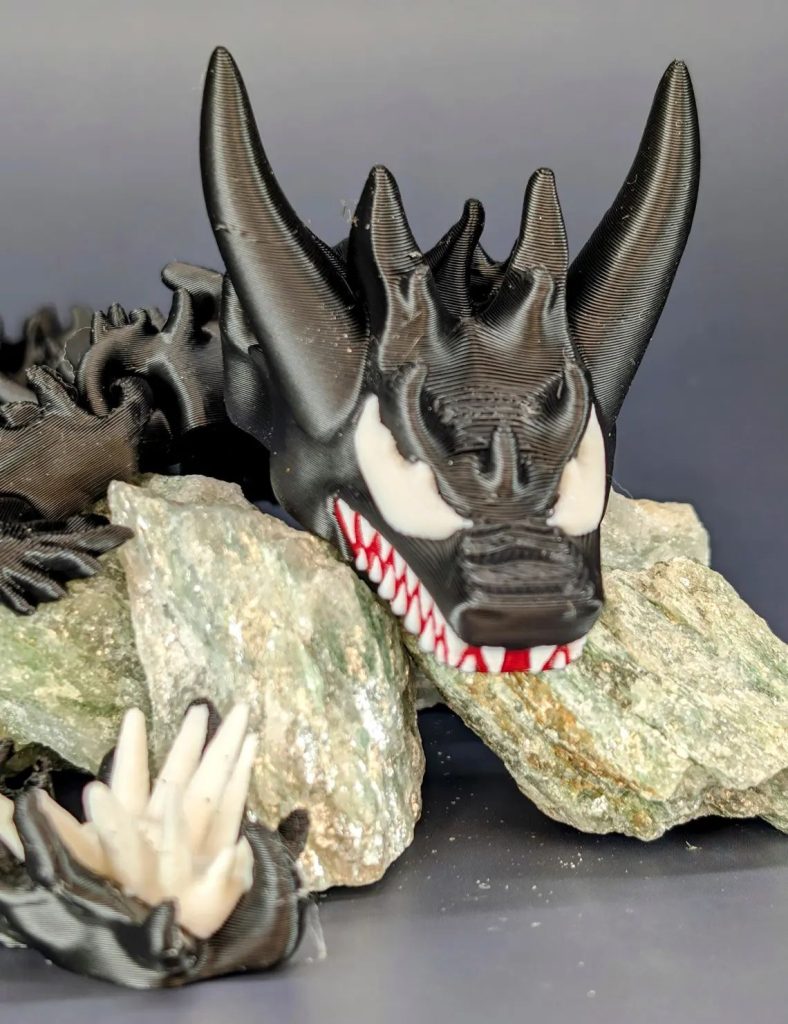 图片[2]-毒液龙 symbiote-3D合纵社-3D打印模型STL格式3mf格式免费下载！