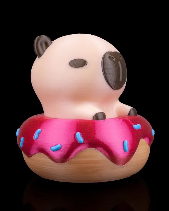 图片[3]-甜甜圈卡皮巴拉 Donut Disturb-3D合纵社-3D打印模型STL格式3mf格式免费下载！