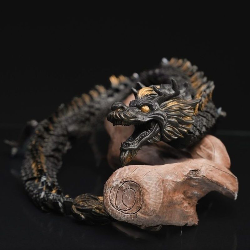 蛟龙 Articulated_Long_Dragon @Printtt3d-3D合纵社-3D打印模型STL格式3mf格式免费下载！