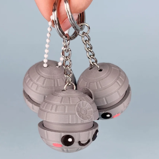 图片[2]-星球大战死星点击钥匙链-3D合纵社-3D打印模型STL格式3mf格式免费下载！