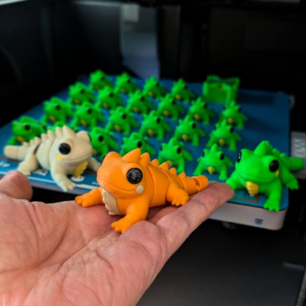 图片[3]-岩蜥 岩蜥 Koza- Iguana-3D合纵社-3D打印模型STL格式3mf格式免费下载！