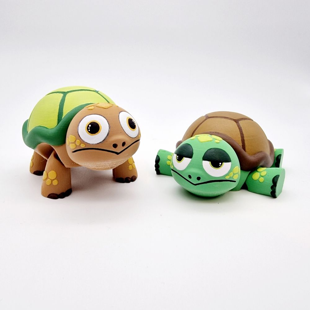 图片[3]-卡通乌龟 Flexi Turtle-3D合纵社-3D打印模型STL格式3mf格式免费下载！