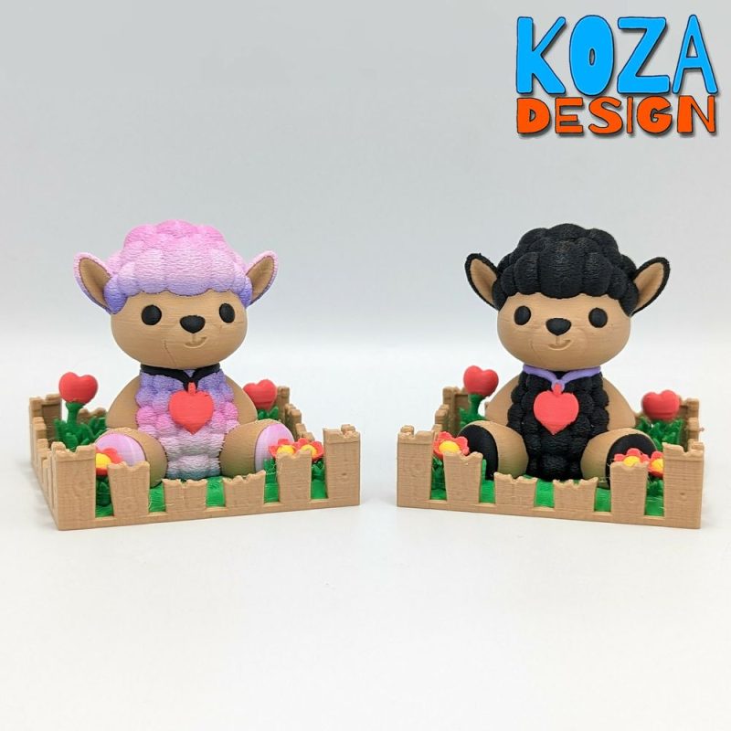 小羊 KOZA SHEEP-3D合纵社-3D打印模型STL格式3mf格式免费下载!