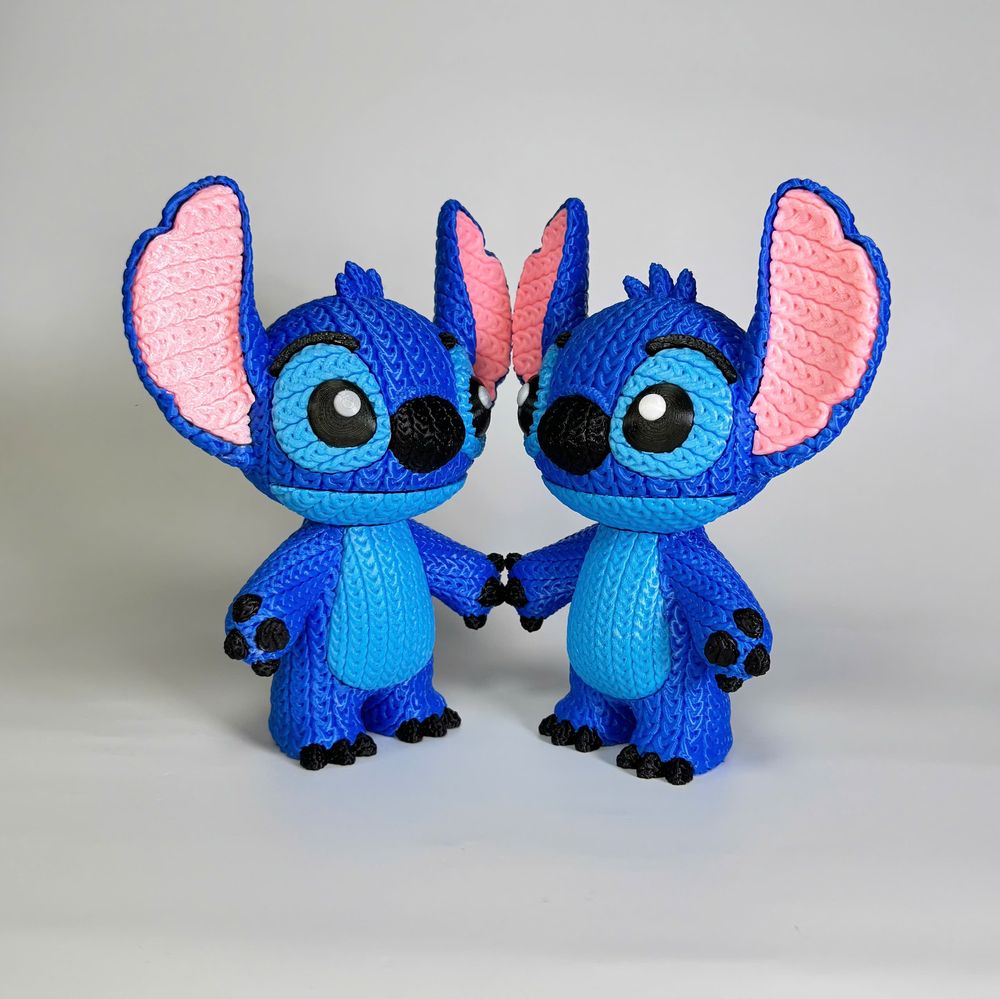 图片[2]-针织史迪仔 Stitch Crochet – Knitted (by Whale3Dstudio)-3D合纵社-3D打印模型STL格式3mf格式免费下载！