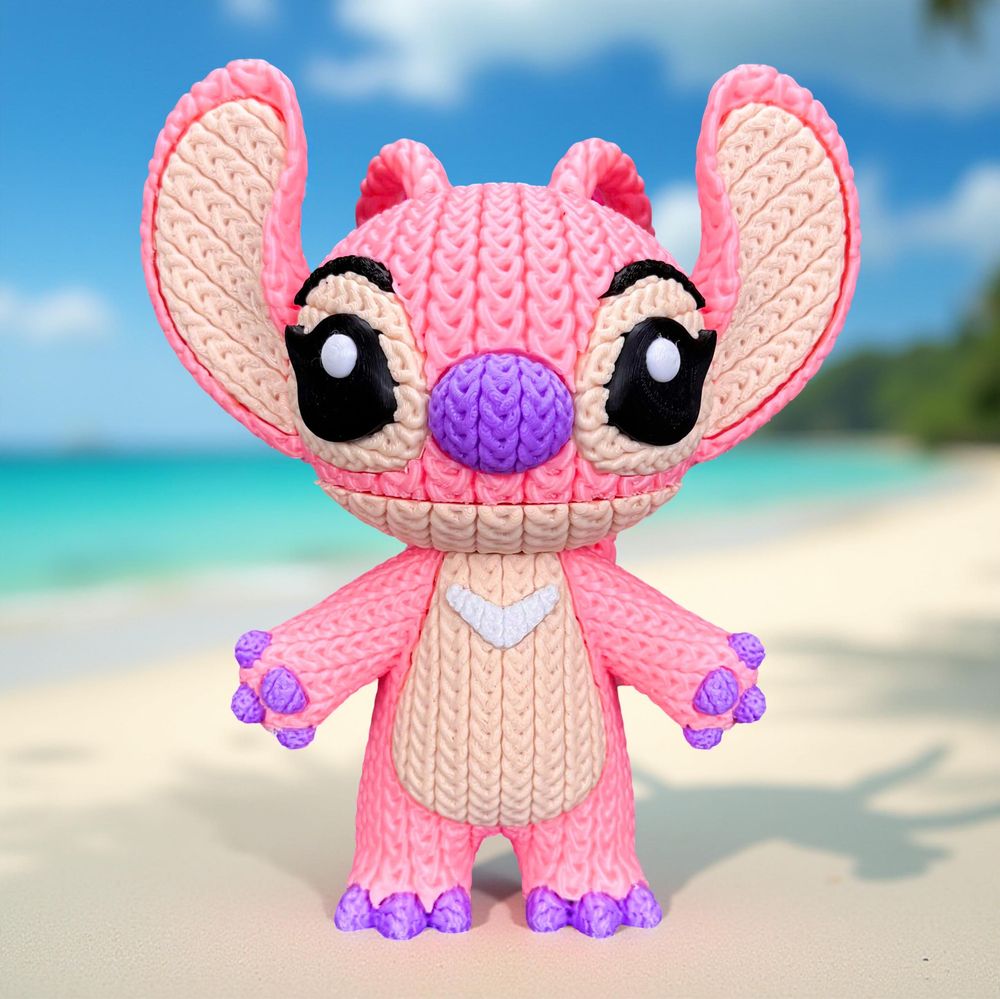 针织安琪 Angel Knitted – Crochet (by Whale3Dstudio)-3D合纵社-3D打印模型STL格式3mf格式免费下载！
