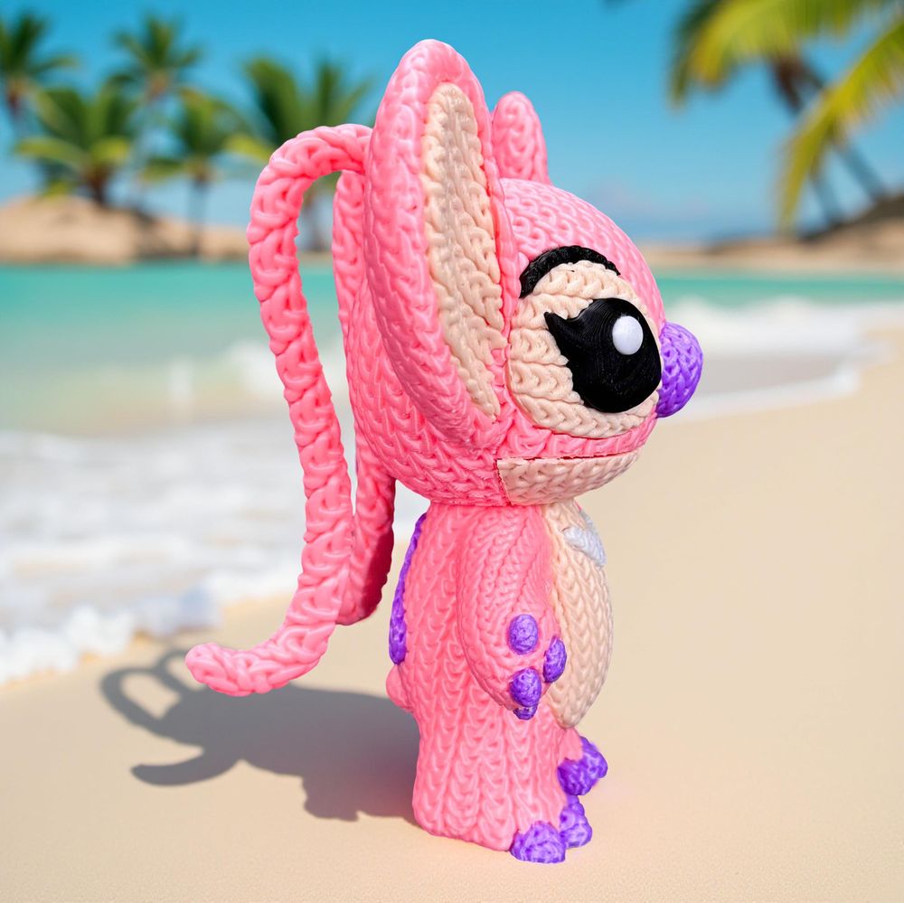图片[3]-针织安琪 Angel Knitted – Crochet (by Whale3Dstudio)-3D合纵社-3D打印模型STL格式3mf格式免费下载！