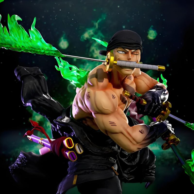 航海王-罗罗洛亚 索隆-3D合纵社-3D打印模型STL格式3mf格式免费下载！