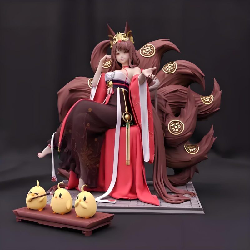 碧蓝航线-九尾赤城-3D合纵社-3D打印模型STL格式3mf格式免费下载！