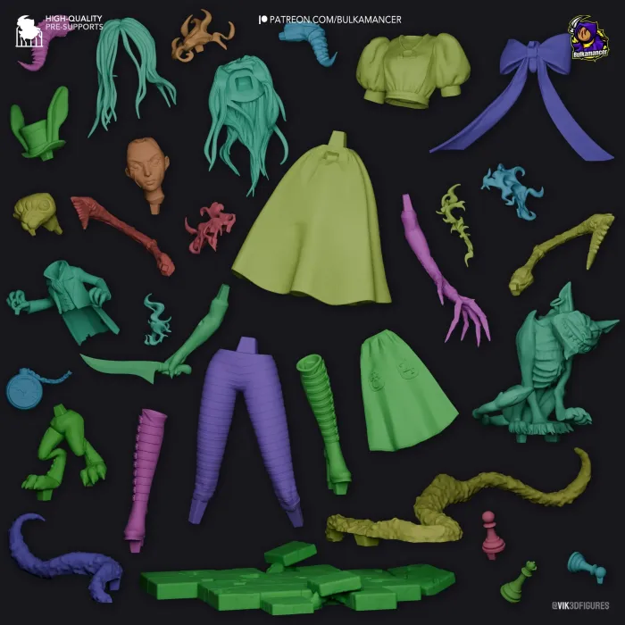 图片[3]-爱丽斯 疯狂回归-爱丽丝-3D合纵社-3D打印模型STL格式3mf格式免费下载！