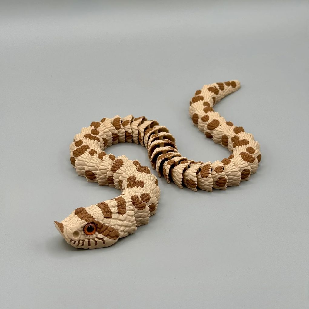 图片[3]-猪鼻蛇 Articulated Hognose Snake @Print3DWorld-3D合纵社-3D打印模型STL格式3mf格式免费下载！