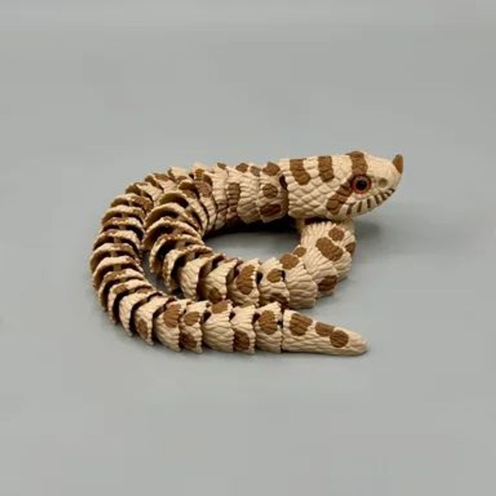 图片[2]-猪鼻蛇 Articulated Hognose Snake @Print3DWorld-3D合纵社-3D打印模型STL格式3mf格式免费下载！