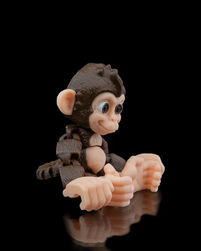图片[3]-小猴子 StlFlix- Baby Chimp-3D合纵社-3D打印模型STL格式3mf格式免费下载！