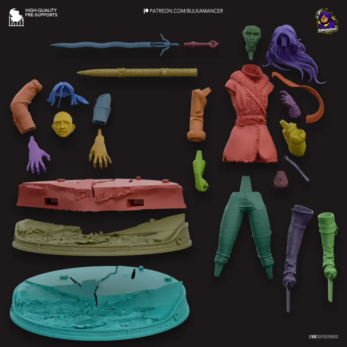 图片[2]-巫师-希里 奇莉-3D合纵社-3D打印模型STL格式3mf格式免费下载！