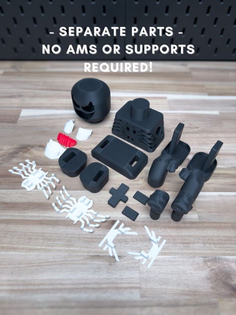 图片[2]-【积木玩具】毒液 Chunky Venom Kit No Support No AMS No Glue-3D合纵社-3D打印模型STL格式3mf格式免费下载！