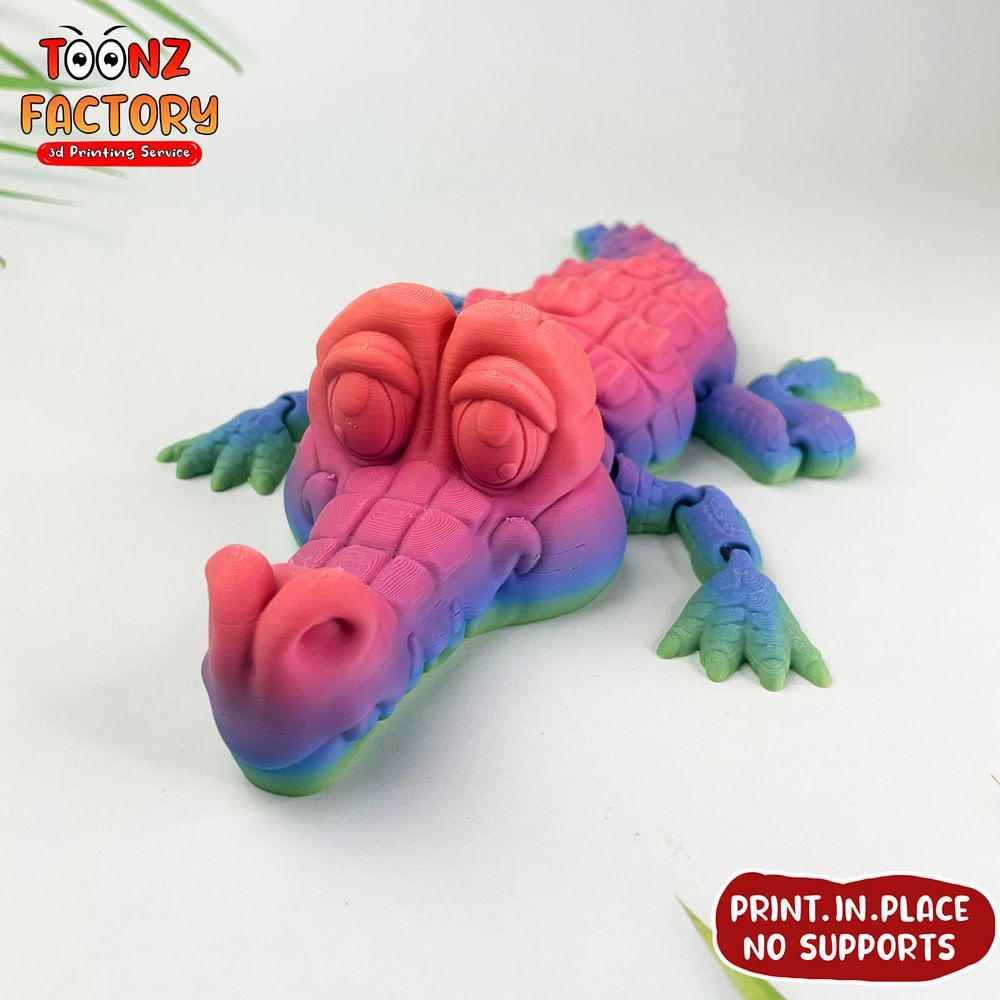 图片[4]-鳄鱼 FlexiSTL Crocodile-3D合纵社-3D打印模型STL格式3mf格式免费下载！