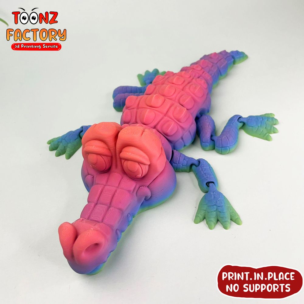 图片[2]-鳄鱼 FlexiSTL Crocodile-3D合纵社-3D打印模型STL格式3mf格式免费下载！